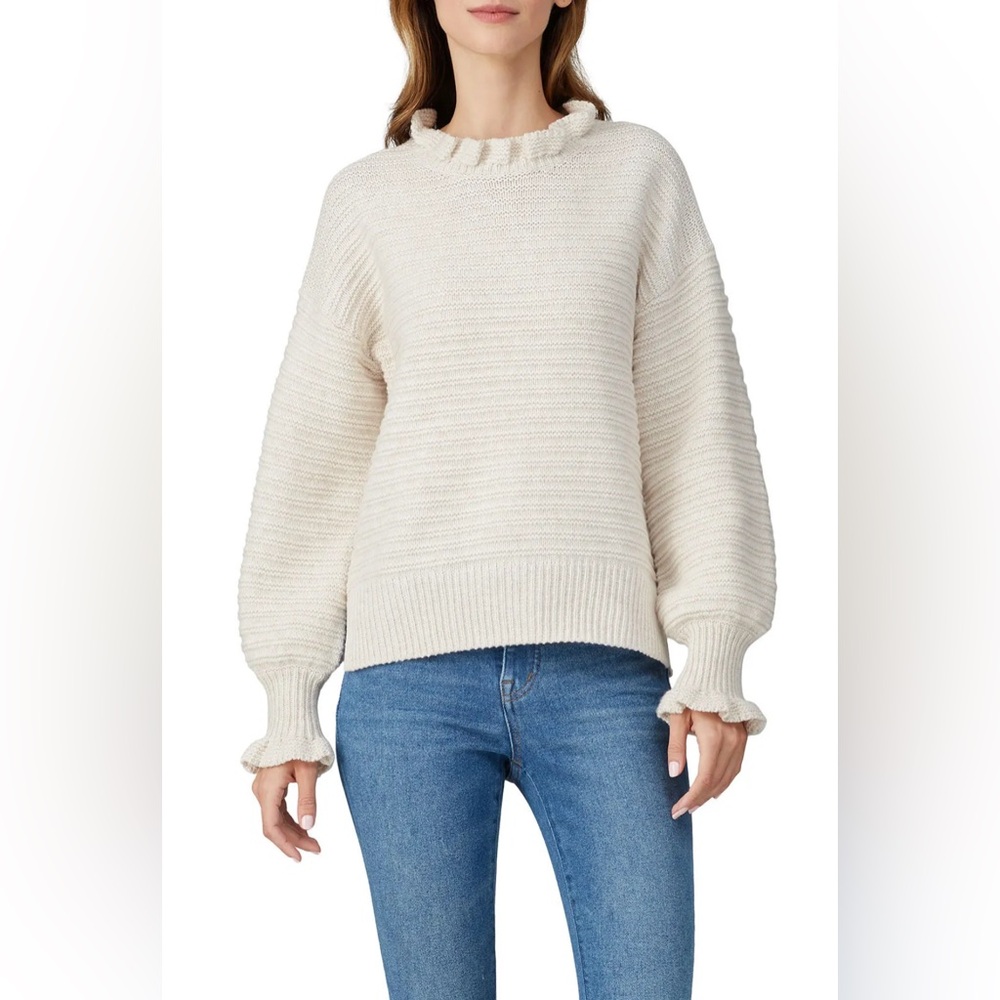 Madewell Cream Cowl Neck Sweater